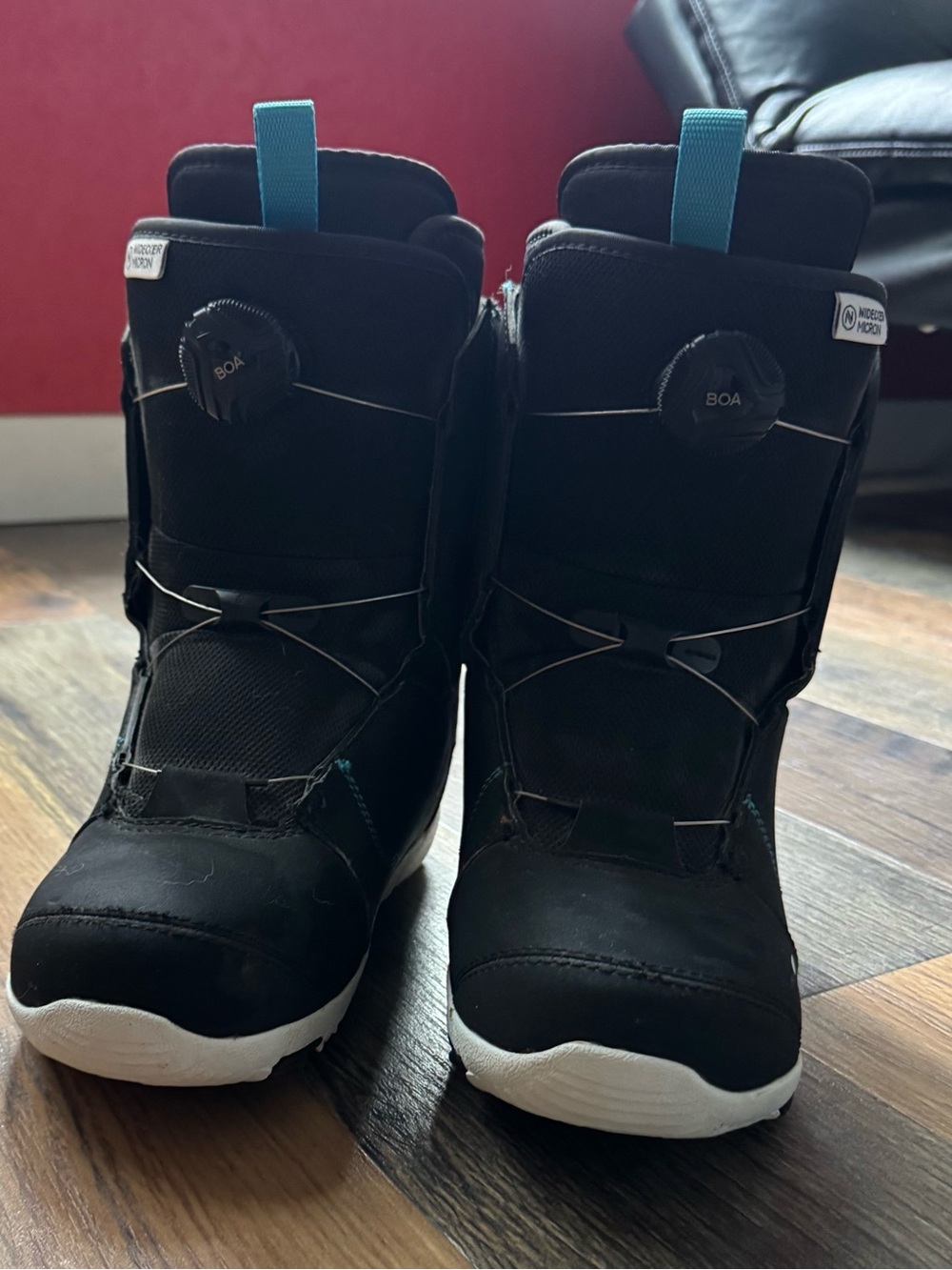 ⭐️Nidecker Micron Kids Black Snowboard Boots with BOA Closure⭐️